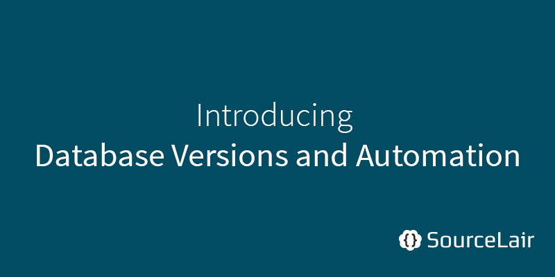 Database versions and better automation