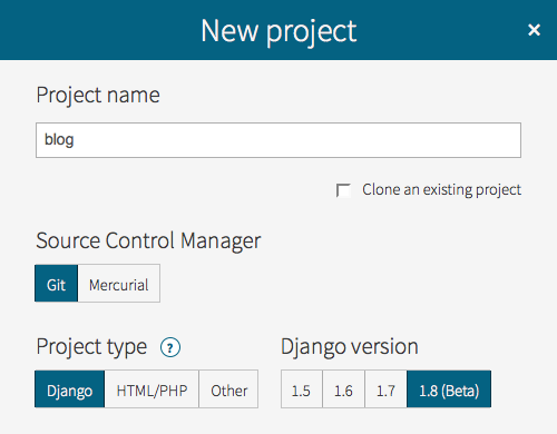 Trying out Django 1.8 in less than 60 seconds